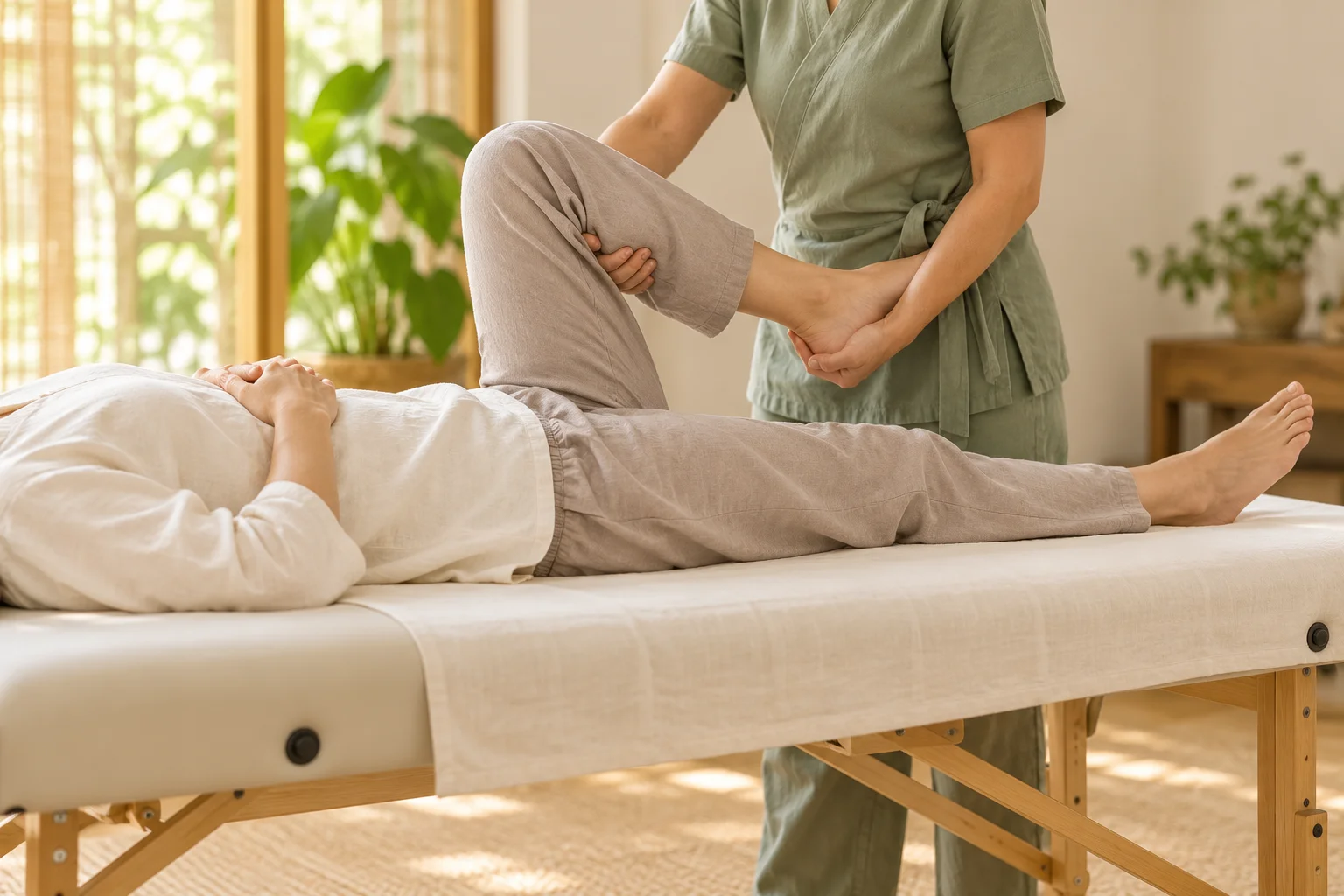 Illustrative Thai Massage treatment